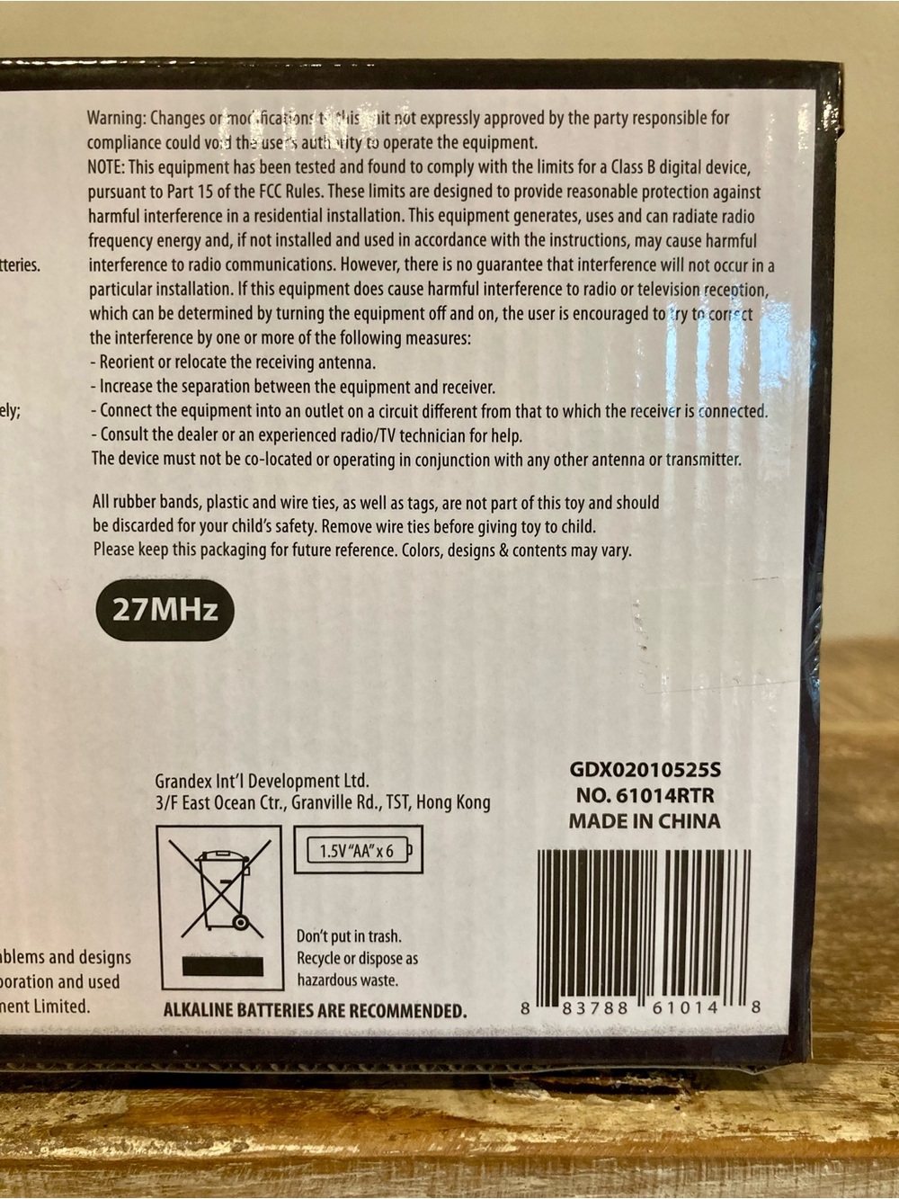 R/C Off Road Truck Toyota Tacoma Radio Control 27MHZ New Grey - Picture 14 of 15